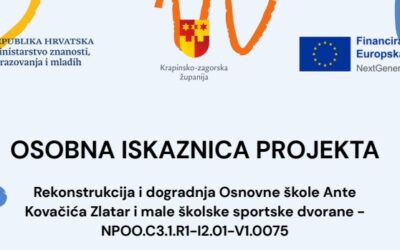 Osobna iskaznica projekta dogradnje i rekonstrukcije škole