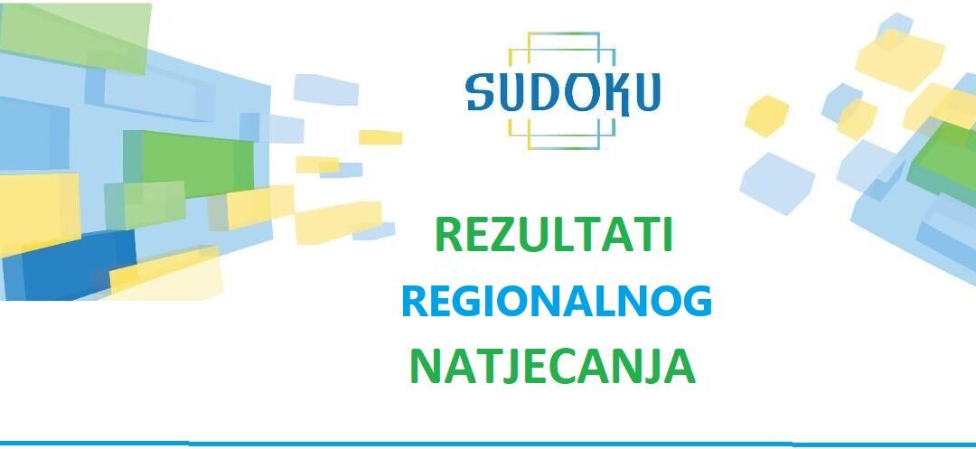 Održana regionalna razina natjecanja Sudoku
