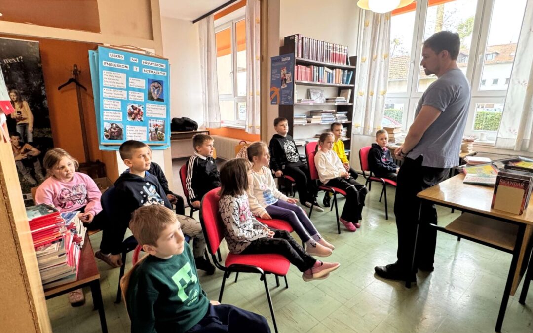 Učenici 1.a razreda učlanili se u školsku knjižnicu