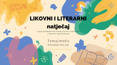 Sudjelovali smo na likovnom i literarnom natječaju „Stereotipi oko nas“