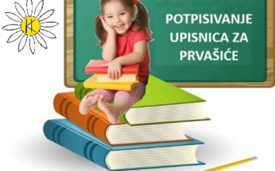 Potpisivanje upisnica za upis u 1. razred